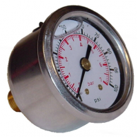 Fuel Pressure Gauge 1-7 Bar, Sytec  (Glycerine Filled)