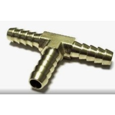 8mm Fuel Hose Brass Barbed T Piece (supplied loose)